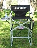 SECURITY Tall Aluminum Folding Director Chair-3 Years Warranty-31 INCHES SE ....