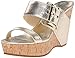 Nine West Women's Berko Metallic Wedge Pump