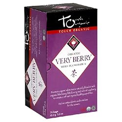 Touch Organic Very Berry White Tea, 24 Count, 1.5-Ounce Boxes (Pack of 6)