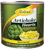 Roland Quartered Artichokes, Fat Free, Low Calorie, 5.5-Pound Cans (Pack of 2)