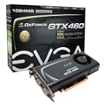SAVE $24.33 - EVGA GeForce GTX460 Superclocked 1024 MB DDR5 PCI-Express Graphics Card with Lifetime Warranty 01G-P3-1373-AR $249.99