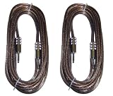CBI ULT-SPKR-50 Premium Parallel 12 Gauge, Thick Clear PVC Jacket, Includes Two Cables