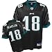 Jeremy Maclin Jersey: Reebok Black Replica #18 Philadelphia Eagles Jersey - Medium