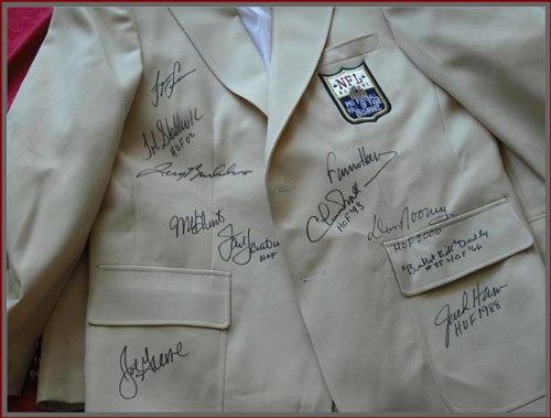Pittsburgh Steelers Signed Hall Of Fame Jacket - Autographed NFL Jerseys