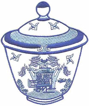 Machine Embroidery Designs Blue Willow Collection