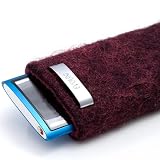 EVOUNI W51-021 Handmade Felt Pouch for iPod nano (Purple)