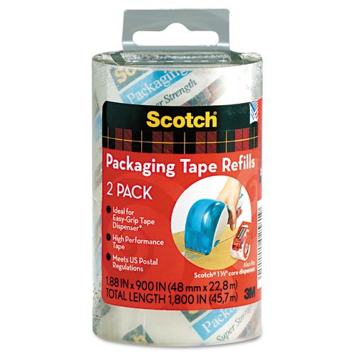 Scotch : Refill Rolls for DP-1000 Easy Grip Tape Dispenser, 1.88 x 900, 6 Rolls/Pk -:- Sold as 2 Packs of - 6 - / - Total of 12 Each