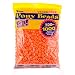 Pony Beads, Orange OP, 6 x 9mm, 1000pc Pkg