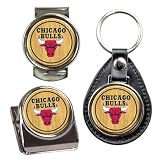 Chicago Bulls Key Chain Money Clip Magnet Gift Set