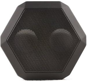 Boombotix REX Wireless Ultraportable Weatherproof Speaker for iPods Smartphones Tablets and Laptops (Pitch Black)