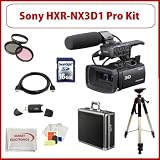 Sony HXR-NX3D1 NXCAM 3D Compact Camcorder w/ SSE Professional Accessory Kit Including: 16GB SDHC Card, Professional Hard Carrying Case, Pro Tripod, Gold Plated HDMI Cable, 3 Piece Pro Filter Kit, and much much More!
