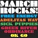 March Rocks