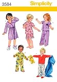 Simplicity Sewing Pattern 3584 Toddler Sleepwear, A (1/2 1 2 3 4) Reviews 51WIfx4CA8L. SL160 Simplicity Sewing Pattern 3584 Toddler Sleepwear, A (1/2 1 2 3 4) Reviews