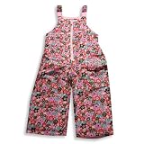 Osh Kosh B'gosh - Toddler Girls Floral Bib Snowpant, Pink, Multi