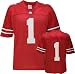Ohio State Buckeyes -No. 1- Red Replica Football Jersey