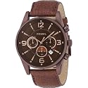 Fossil Men's Chronograph Brown Leather Watch #FS4386
