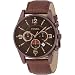 Fossil Men's Chronograph Brown Leather Watch #FS4386