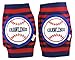 Crawlings Boy's Baseball Knee Pads One Size Red Navy Stripes