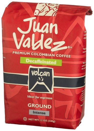 Juan Valdez Premium Colombian Coffee, Volcan, Decaf, Ground, 12-Ounce Bags (Pack of 3) by Juan Valdez