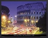 Andy Williams Poster Reproduction et Cadre (Alu) - La Colisée À Rome (50 x 40cm)