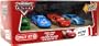 Disney / Pixar CARS Movie Exclusive 1:55 Die Cast Car with Lenticular Eyes Racing 4-Pack [Chick Hicks, The King, Lightning McQueen & View Zeen No. 39]