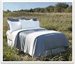 Organic Cotton Sateen Flat Sheet - Quartz (Full/Queen)