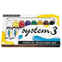 System 3 Acrylfarben Auswahl-Set (8x75ml)