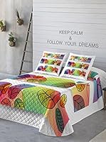 COSTURA Colcha Spring Bands (Blanco)