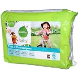Baby, Free & Clear Diapers, Size 6, 35 Plus Pounds, 20 Diapers