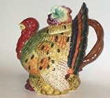 Fitz and Floyd Harvest Heritage Turkey Teapot