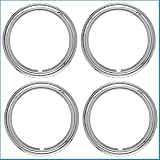 17 Beauty Wheel Trim Rings ABS Chrome Plastic by Suburban Wheel Cover