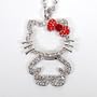 Hello Kitty Figure Rhinestones Necklace Chain