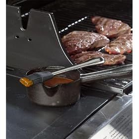 Buy 1&frac12; cup Cast Iron Barbeque Sauce Pot and Brush now!