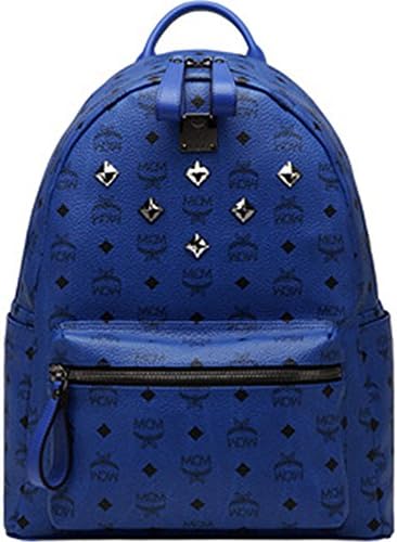 BagFamily® News PU Rivet Multi-fonction Casual Bags Bagpack Randoseru Blue