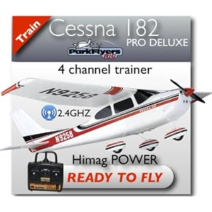 Cessna 182 Pro Deluxe Electric RTF RC Plane, w  2.4 Radio and Rx, BRAND NEW!!! by 
