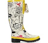 THE SAK Women's Artist Circle Lace Up Tall Boot Rubber Boots