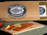 1&1/4 pound Wild Sockeye Fillet in Red Cedar Gift Box