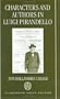 Characters and Authors in Luigi Pirandello