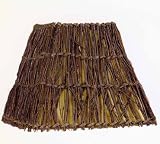 Square Hardback Wicker Shade
