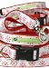 Barker  Meowsky 1 Wide Designer Kringle Dog Collar - Medium