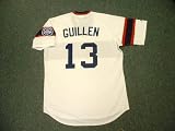 OZZIE GUILLEN Chicago White Sox 1985 Majestic Cooperstown Throwback Home Baseball Jersey