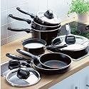 Tefal Armatal Pan Set, 7 Piece, Charcoal