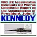 1963 JFK Assassination Documents and Warren Commission Report on the Assassination of President John F. Kennedy