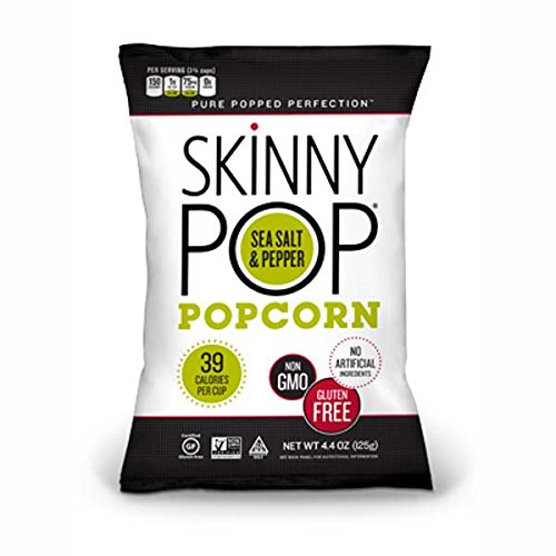 Skinny Pop Popcorn Sea Salt Pepper 4.4 Oz (6 Pack)