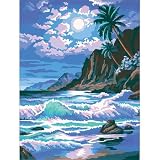Moonlight Waves Learn-To-Paint