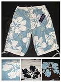 Mens Wise Guy Floral Board Shorts (3 color choices). Sizes S-XXL