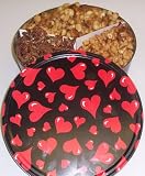 Scott's Cakes Glazed Nut Combo Macadamia Nut, Cashew, and Pecan in a Large Heart Tin by Scott's Cakes