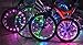 OuterStar Bicycle Wheel Light, Ultra Bright LED Bike Wheel Light, Safety Bike Tire Light, Cool Gift for Kids Men, Waterproof, 2 Pack