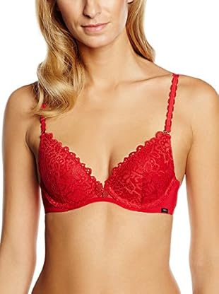 Agio Milano Sujetador con Aros (Rojo)