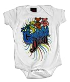 ON27 Grateful Dead Colorful Dancing Bears Baby Creeper Romper